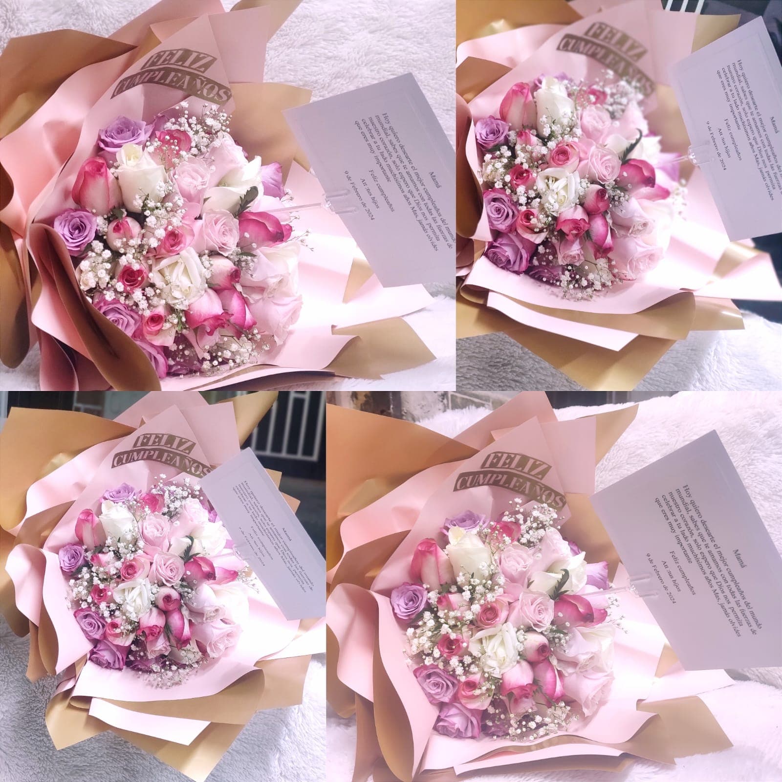 Sinfonía Rosada: Ramillete Dulce Amor en Medellín - Creaciones Vane